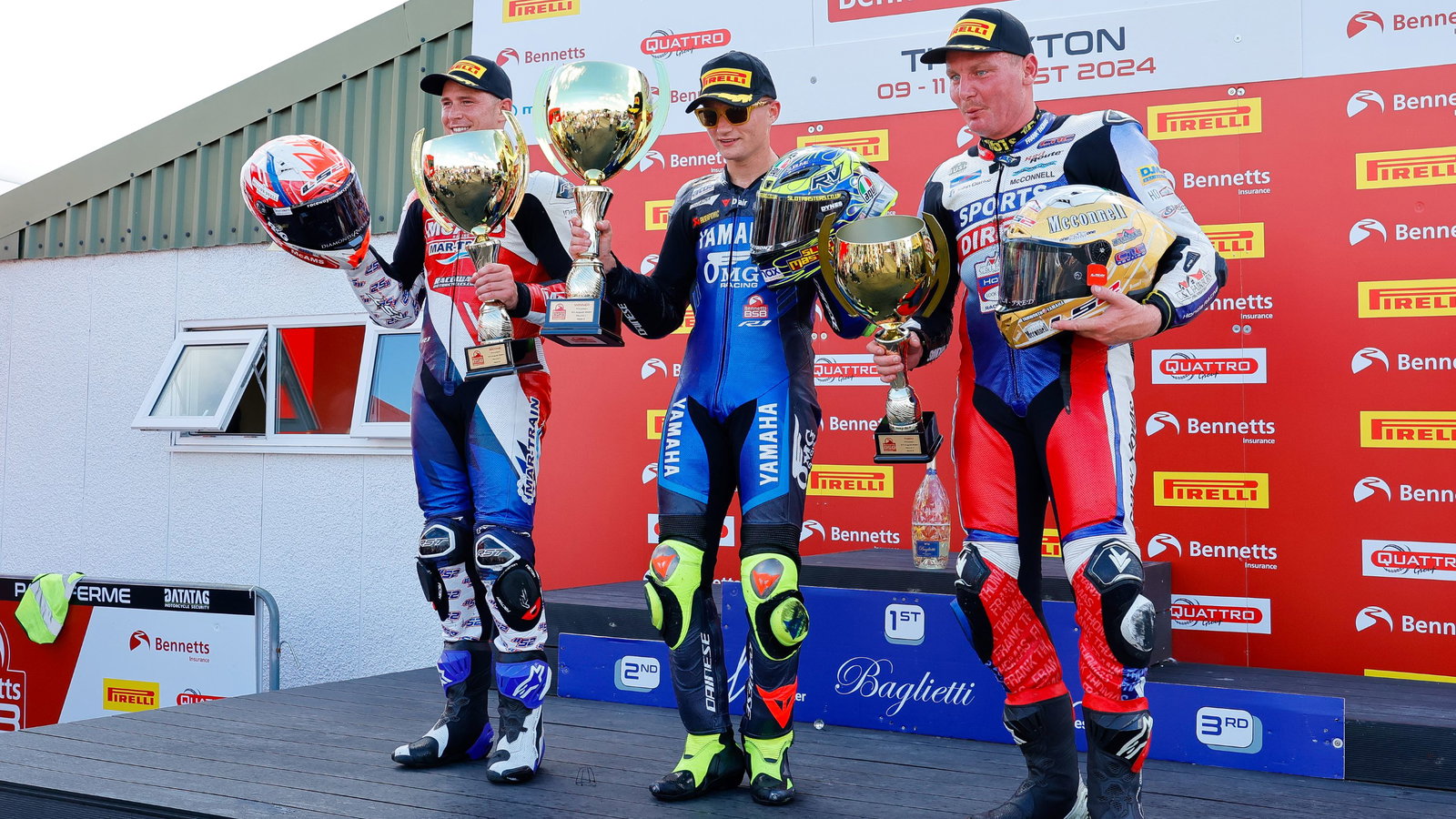 Kent, Race three podium, Thruxton, 2024, 11 August